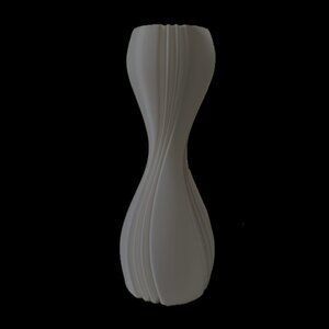 Modern Gray Sculptural Vase 0002